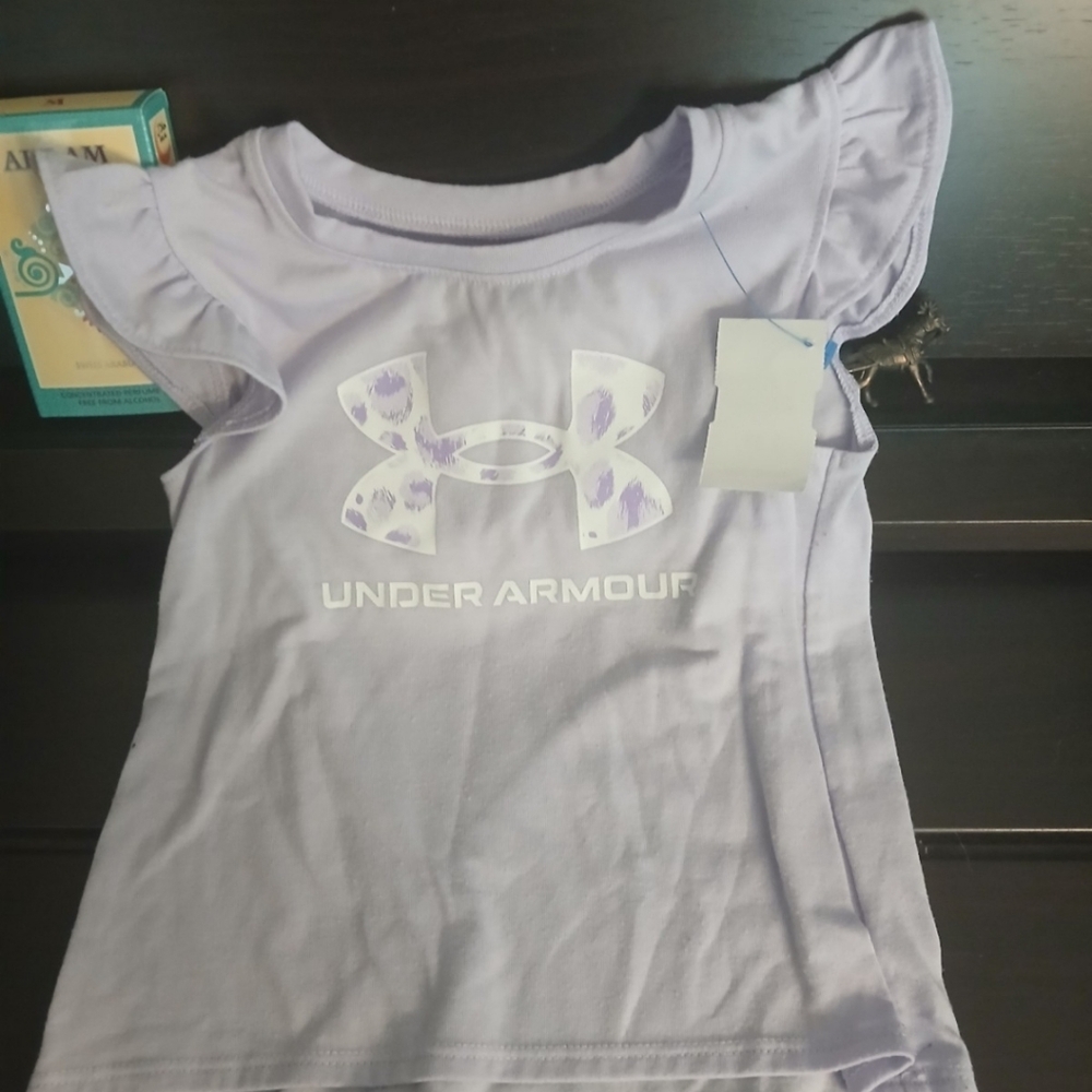 Under Armour Kids' Lavender Short Sleeve Top